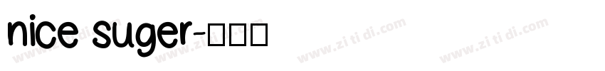 nice suger字体转换